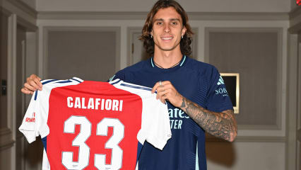 Spielte eine gute EM für Italien und trägt künftig das Arsenal-Trikot mit der 33: Riccardo Calafiori.