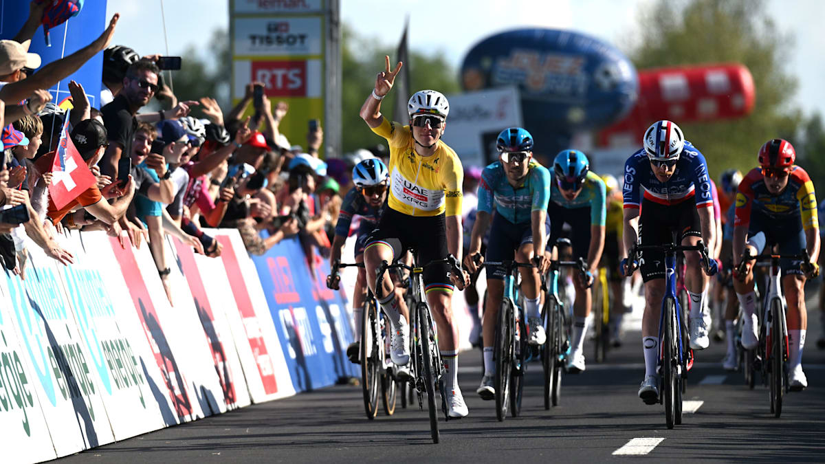 Pogacar gewinnt erneut im Sprint - Lipowitz weiter Zweiter