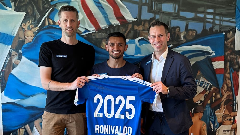 Ronivaldo hält Blau-Weiß Linz die Treue.