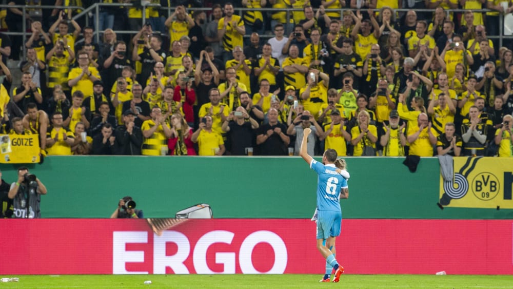 Traf mit dem KFC Uerdingen auf seinen Herzensverein Borussia Dortmund - und genoss die Momente: Kevin Gro&#223;kreutz.