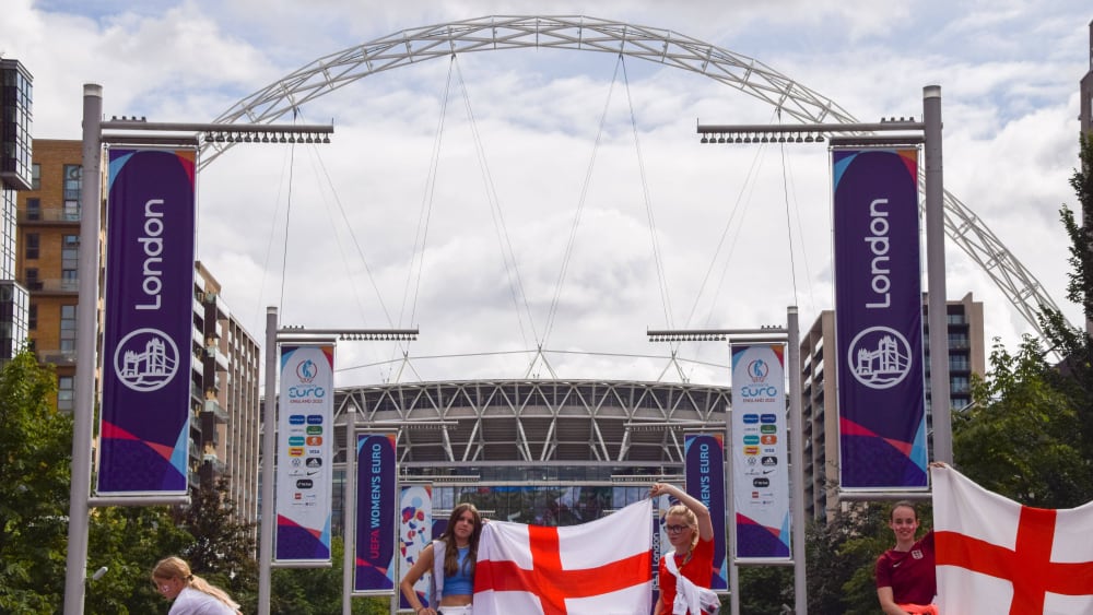 Finalort wieder Wembley? 2021 und 2022 fanden in London EM-Endspiele statt.