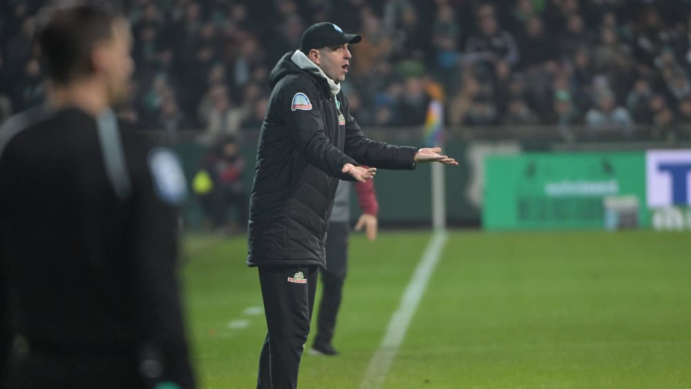 Werder um Coach Ole Werner kassierte zuletzt zwei Niederlagen in Folge.