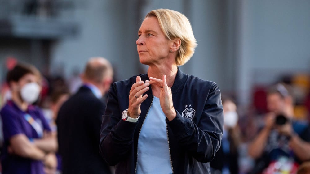 Übte Kritik am Vorgehen der UEFA: Bundestrainerin Martina Voss-Tecklenburg.