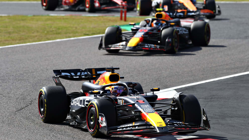 Max Verstappen und Sergio Perez feierten im Red Bull einen Doppelsieg in Suzuka.