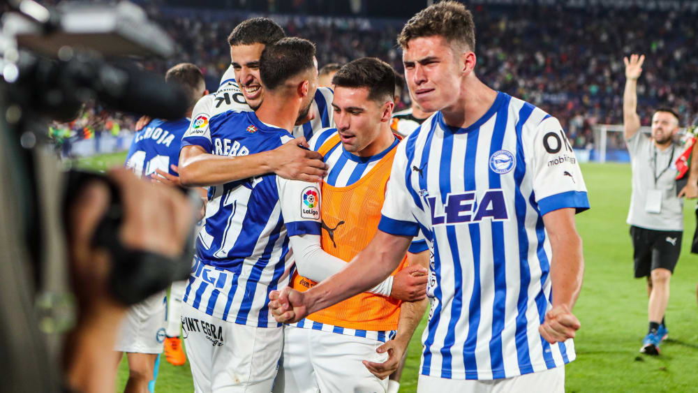 Überschwang an Emotionen: Deportivo Alaves ist zurück in La Liga.