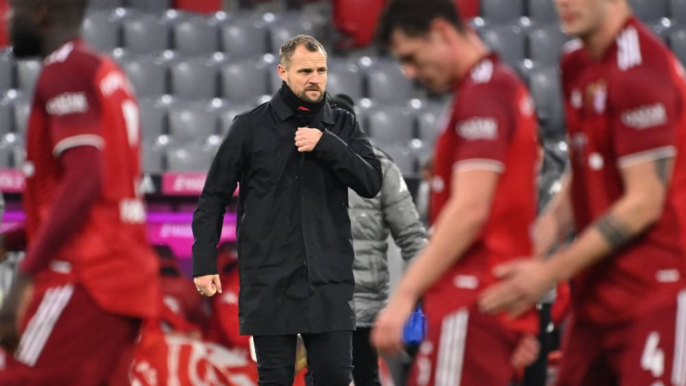 Haderte nach der Niederlage bei Bayern mit dem Schiedsrichter: Mainz-Trainer Bo Svensson.&nbsp;