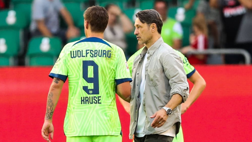 Haben sich nichts mehr zu sagen: Max Kruse und Niko Kovac zu gemeinsamen Wolfsburger Zeiten.