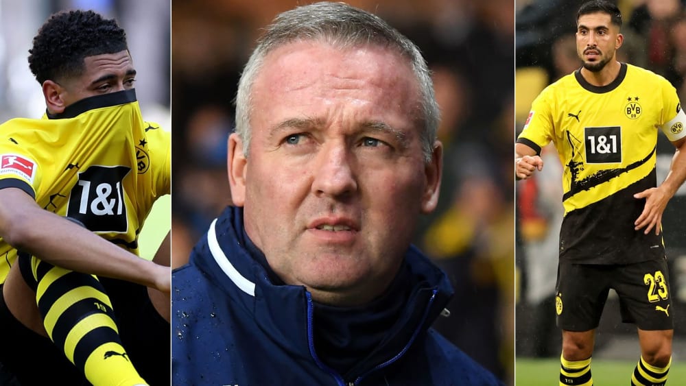 Analysiert das neue BVB-Team: Paul Lambert (Mi.).