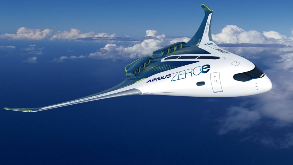 Airbus ZER Oe Blended Wing Body Concept