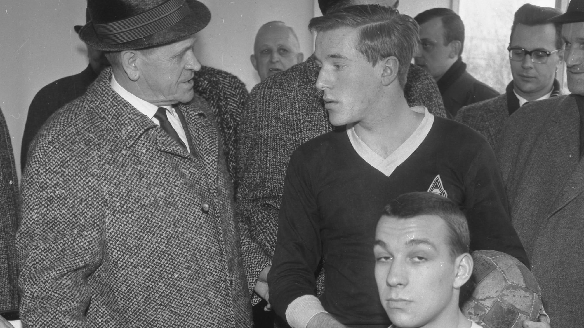 Sepp Herberger und Günter Netzer