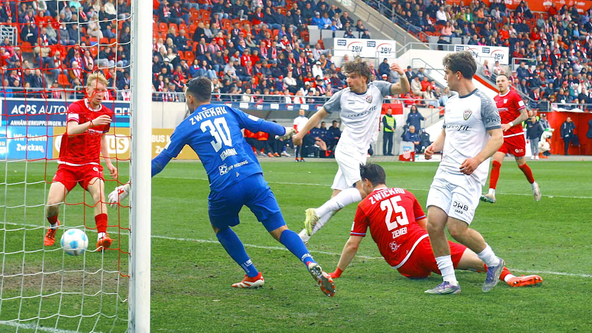 Nur ein Punkt trotz starker Leistung: Liebelt duscht Zwickau eiskalt