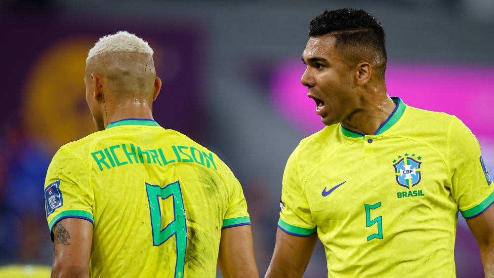 Nicht für die Copa America nominiert: Die Brasilianer Richarlison und Casemiro.