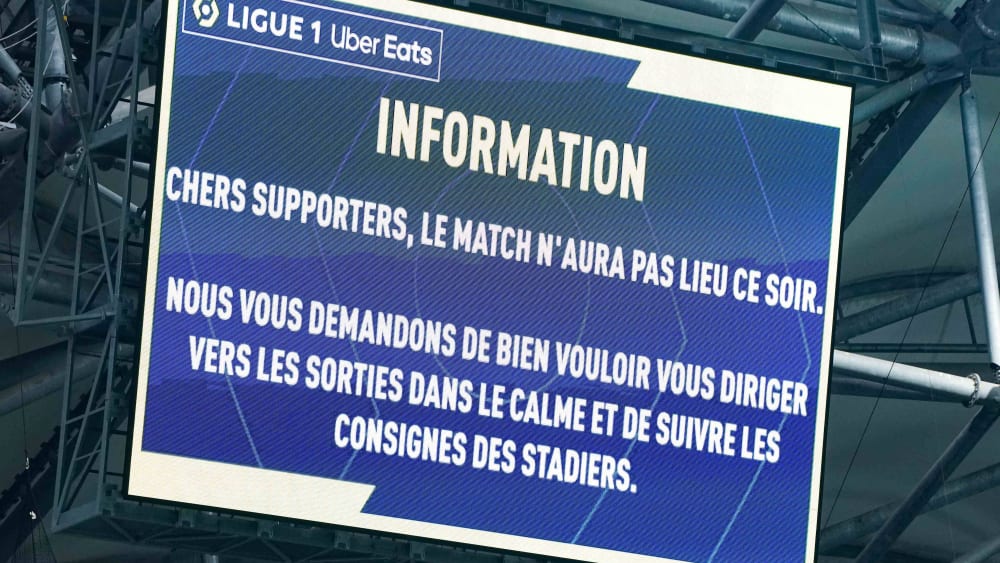 Absage: In Marseille konnte nach der Bus-Attacke kein Fußball gespielt werden.
