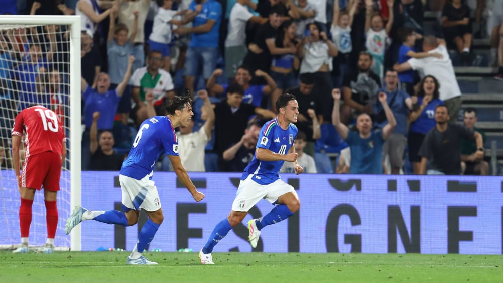 Italien schlägt die Republik Moldau und fährt den ersten Dreier der WM-Quali ein.