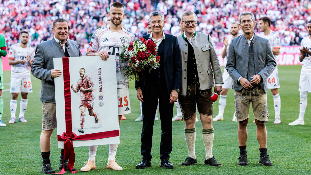 Eric Dier was bid farewell before the match against Gladbach