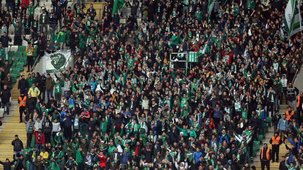 Die Bursaspor-Fans dürfen vorerst nicht mehr ins Stadion.