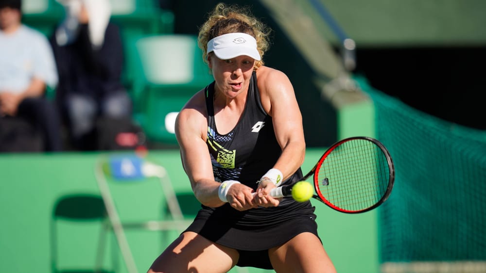 Anna-Lena Friedsam durfte nach längerer Zeit wieder ein Erfolgserlebnis auf der WTA-Tour feiern.