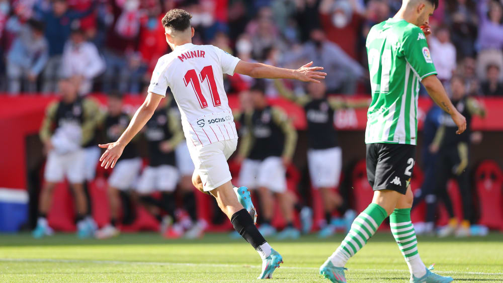 Sorgte für das zwischenzeitliche 2:0 für den FC Sevilla: Munir (re.).