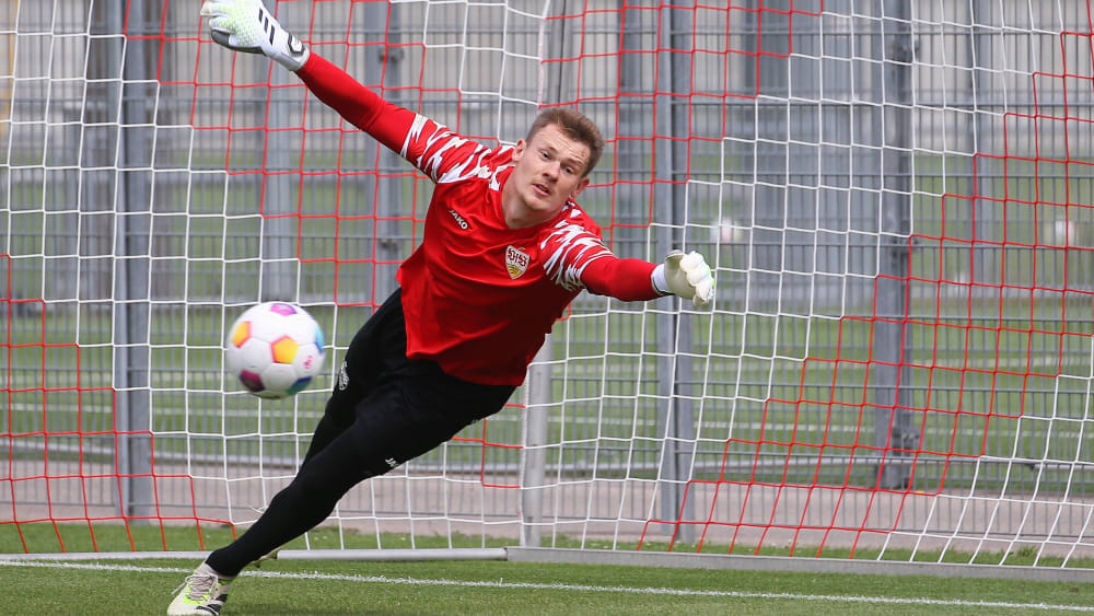 Trainierte am Dienstag bereits im VfB-Dress: Alexander Nübel.