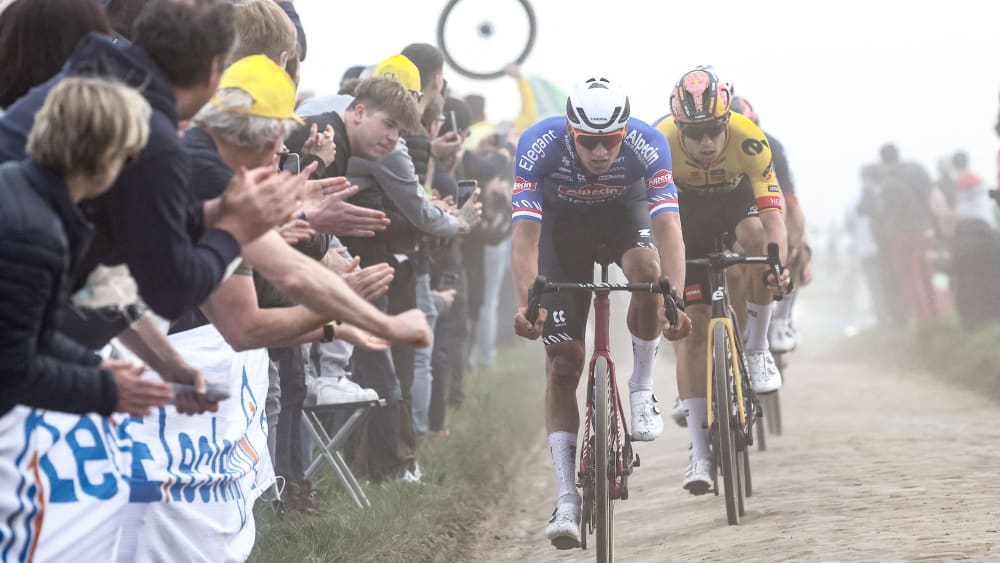 Fuhr die letzten Kilometer alleine Richtung Roubaix: Mathieu van der Poel.