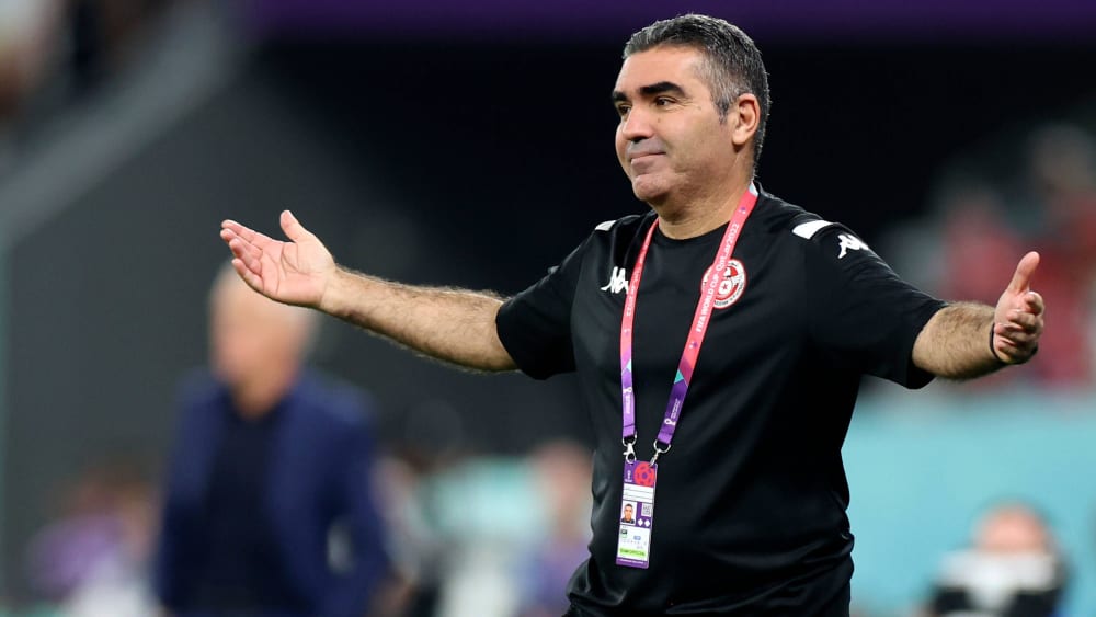 Frankreich geschlagen und dennoch ausgeschieden: Tunesiens Nationaltrainer Jalel Kadri.