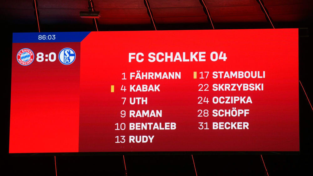 Als der FC Schalke 04 mit 0:8 in München unterging: Wer saß damals auf der Bank?