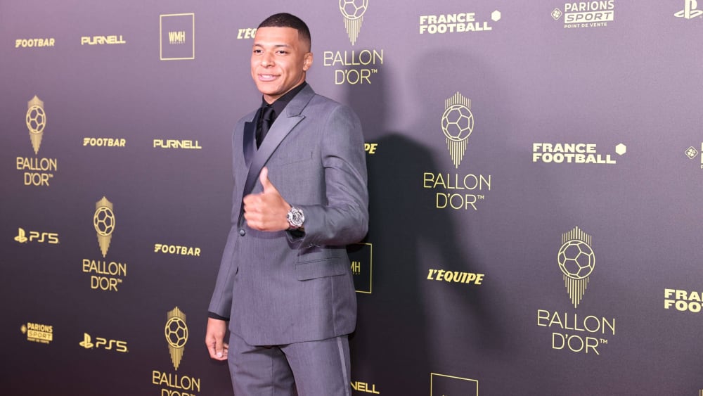 Kylian Mbappé bei der Ballon-d'or-Gala in Paris.