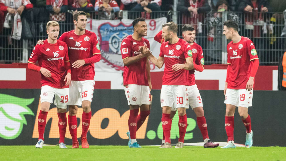 Kam kaum aus dem Jubeln heraus: Der FSV Mainz 05.