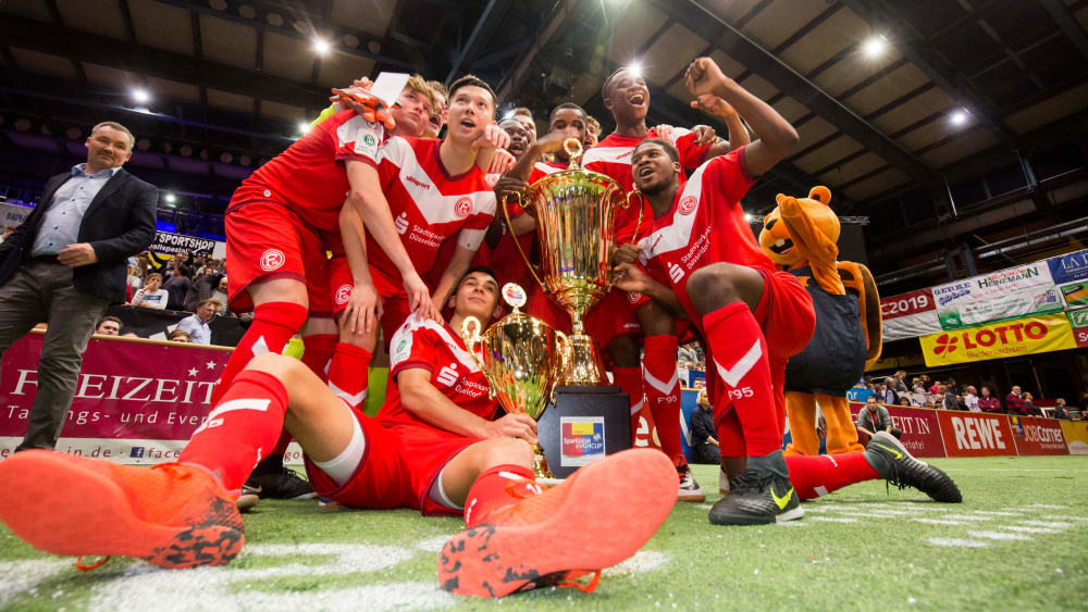 Turniersieger 2019: Fünf Jahre später wird wieder eine U 19 von Fortuna Düsseldorf am Start sein.