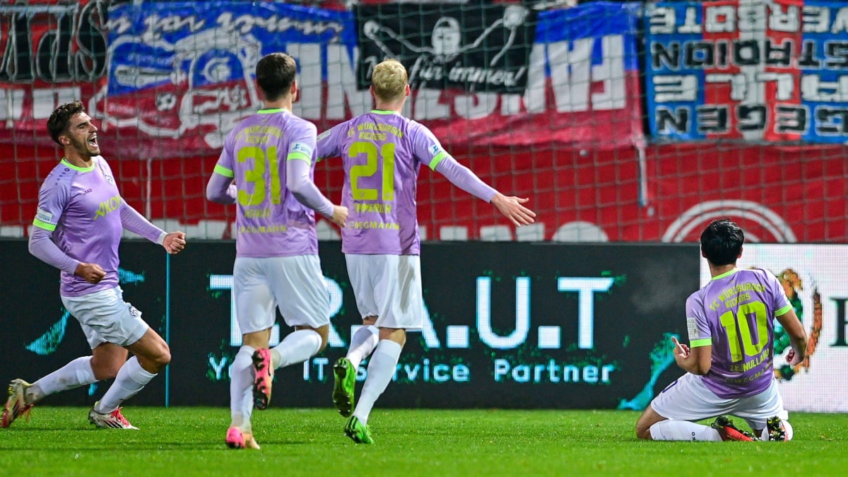 Zejnullahu-Traumtor und strittiges Bonga-Solo: Würzburg schlägt Haching im Topspiel