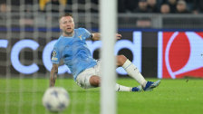 Ciro Immobile erzielte seinen 200. Treffer für Lazio und sorgte so für den 1:0-Endstand.