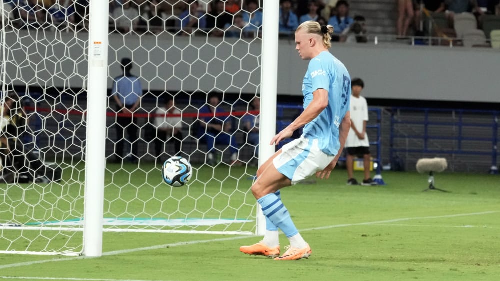 Dank eines Doppelpacks von Erling Haaland setzte sich Manchester City gegen die Yokohama F. Marinos mit 5:3 durch.