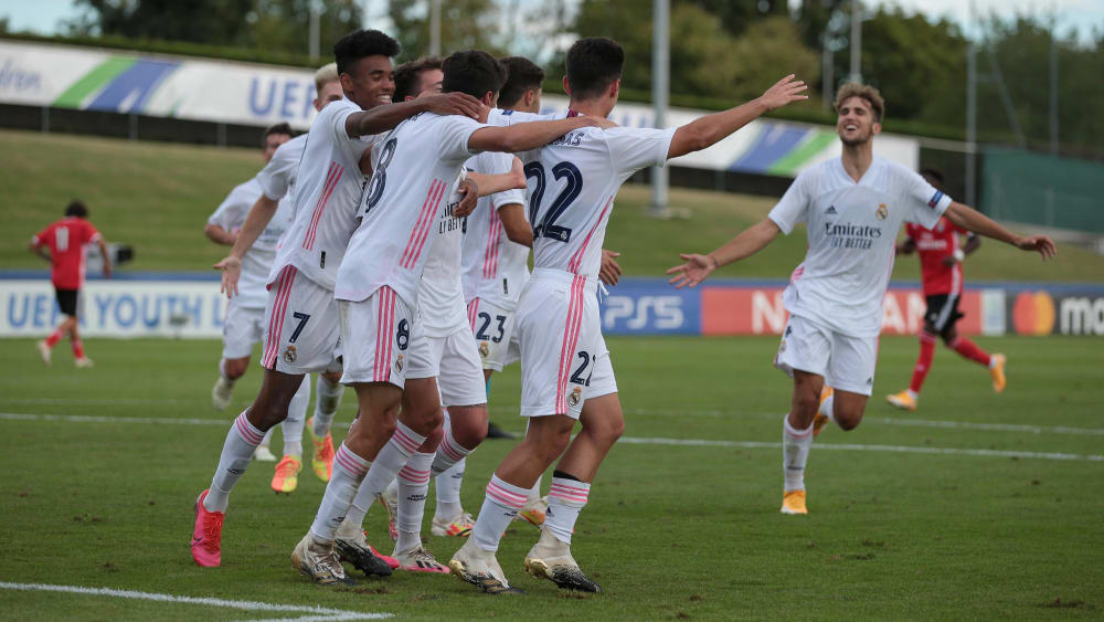Youth-League-Sieger 2020: Die U 19 von Real Madrid.