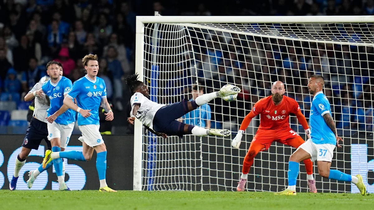 Seitfallzieher in der Nachspielzeit: Neapel verliert trotz Comeback gegen Bologna