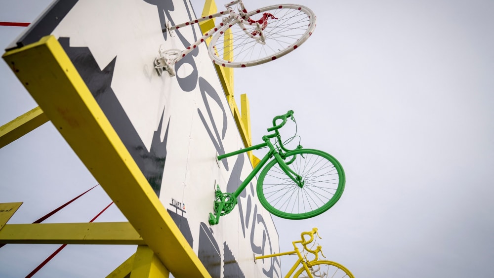 Vorfreude in Roskilde: Dänemark schmückt sich für die Tour de France.