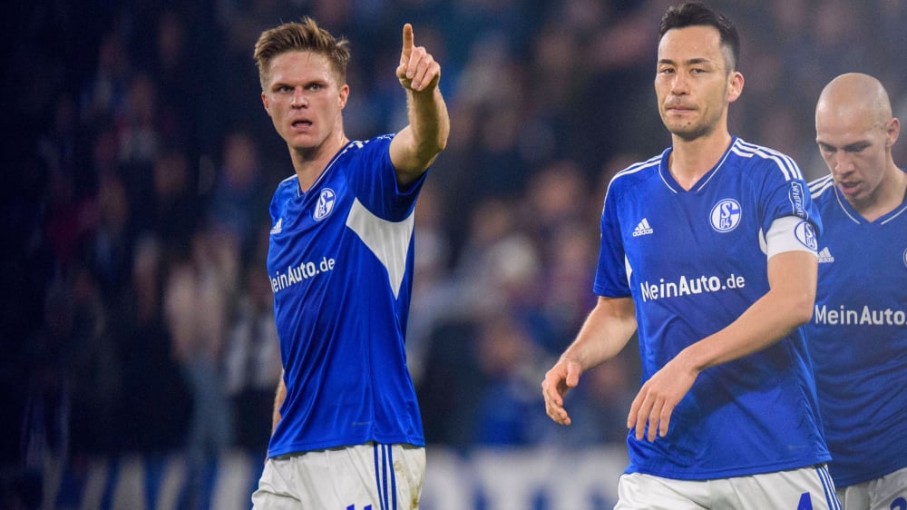 Hat ein feines Tor auf Schalke geschossen - und am Ende den ganz wichtigen Dreier gefeiert: Marius Bülter.