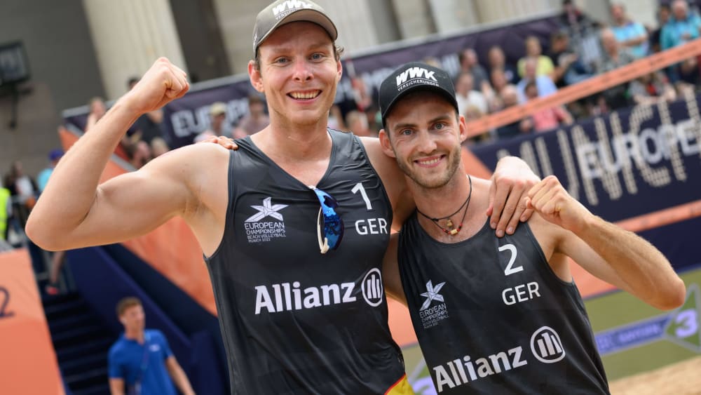 Beach Volleyball EM Ehlers/Wickler letztes verbliebenes deutsches Duo