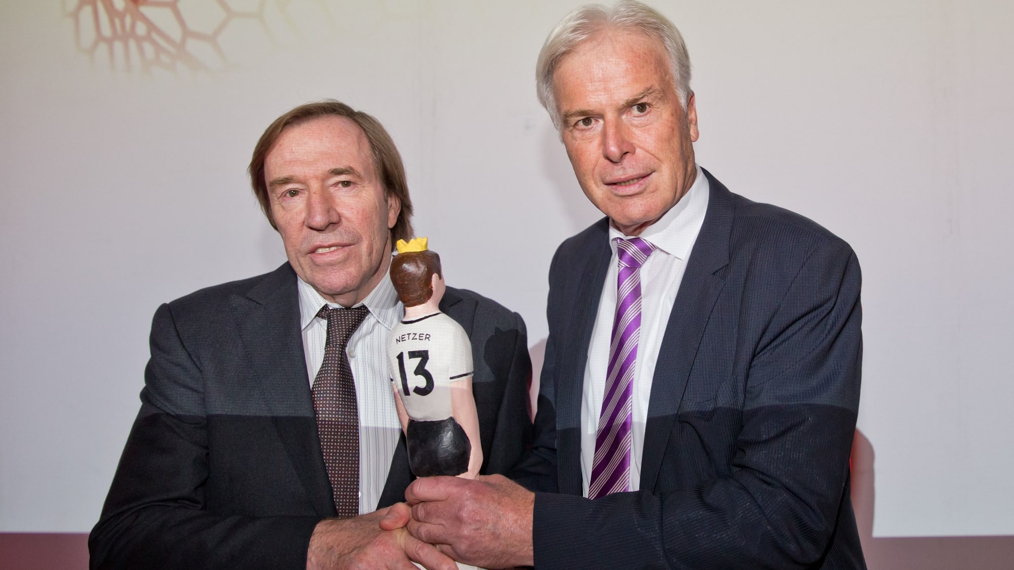 Günter Netzer mit Rainer Holzschuh