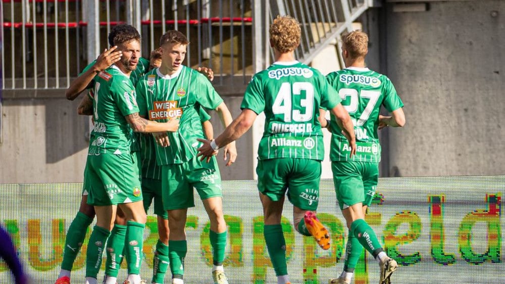 Gegen Klagenfurt feierte Rapid einen knappen 1:0-Sieg.