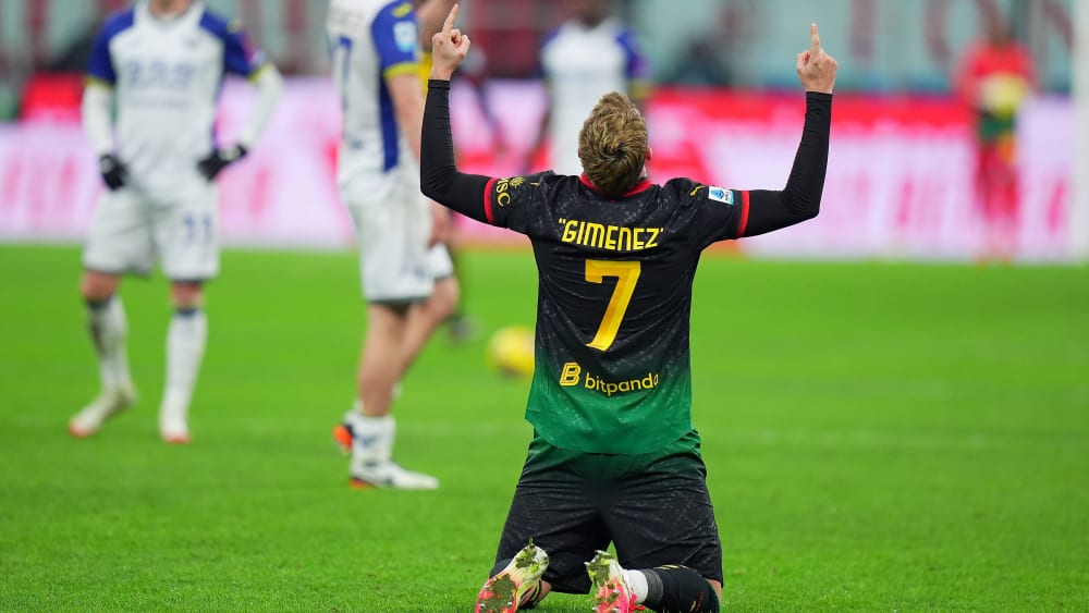 Santiago Gimenez bescherte der AC drei Punkte.