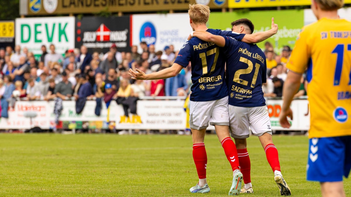 Phönix Lübeck hat Fahrt aufgenommen Highlight BVB kicker