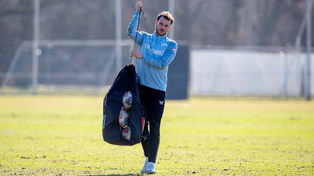 Eine tragende Rolle hat er derzeit nur im Training: Herthas Pascal Klemens