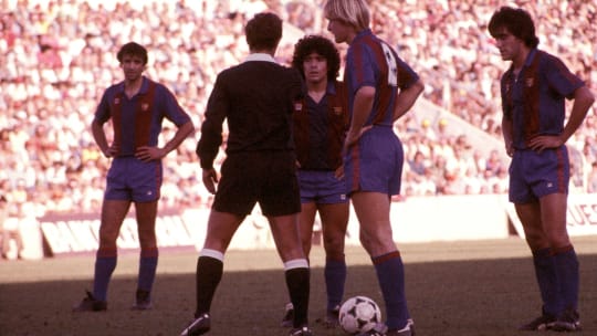 Duell mit Geschichte: Auch Diego Maradona und Bernd Schuster sammelten ihre Erfahrungen mit Athletic.