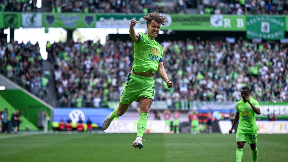 Brauchte für seine vier Treffer nur zehn Schüsse: Wolfsburgs Angreifer Luca Waldschmidt.