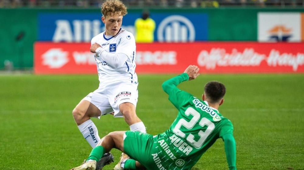 Rapid feierte einen knappen Heimsieg über Blau-Weiß Linz.