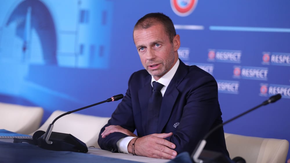 Wünscht sich eine nachhaltige EM 2024: UEFA-Präsident Aleksander Ceferin.