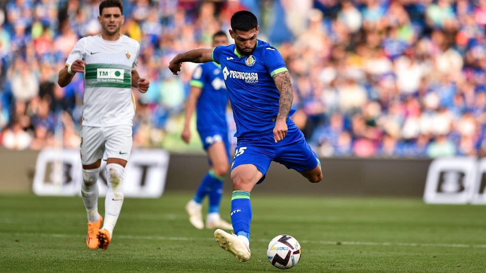 Mit Getafe im Abstiegskampf: Omar Alderete im Spiel gegen Elche.