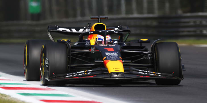  Max Verstappen holte in Monza den zehnten Sieg in Folge.