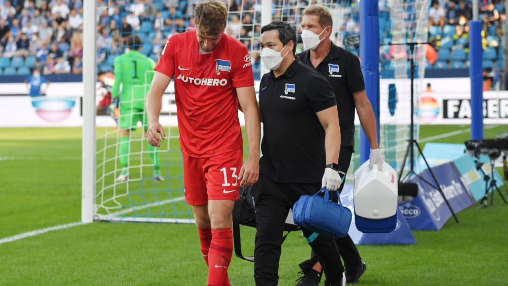 Abgang unter Schmerzen: Lukas Klünter wird Hertha BSC länger fehlen.