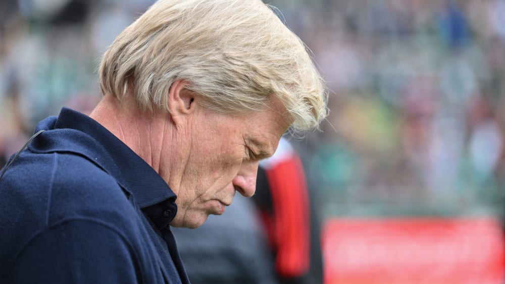 Ist quasi noch vor dem 34. Spieltag mit der dramatischen Meisterschaft von Bayern entlassen worden:&nbsp;Oliver Kahn.